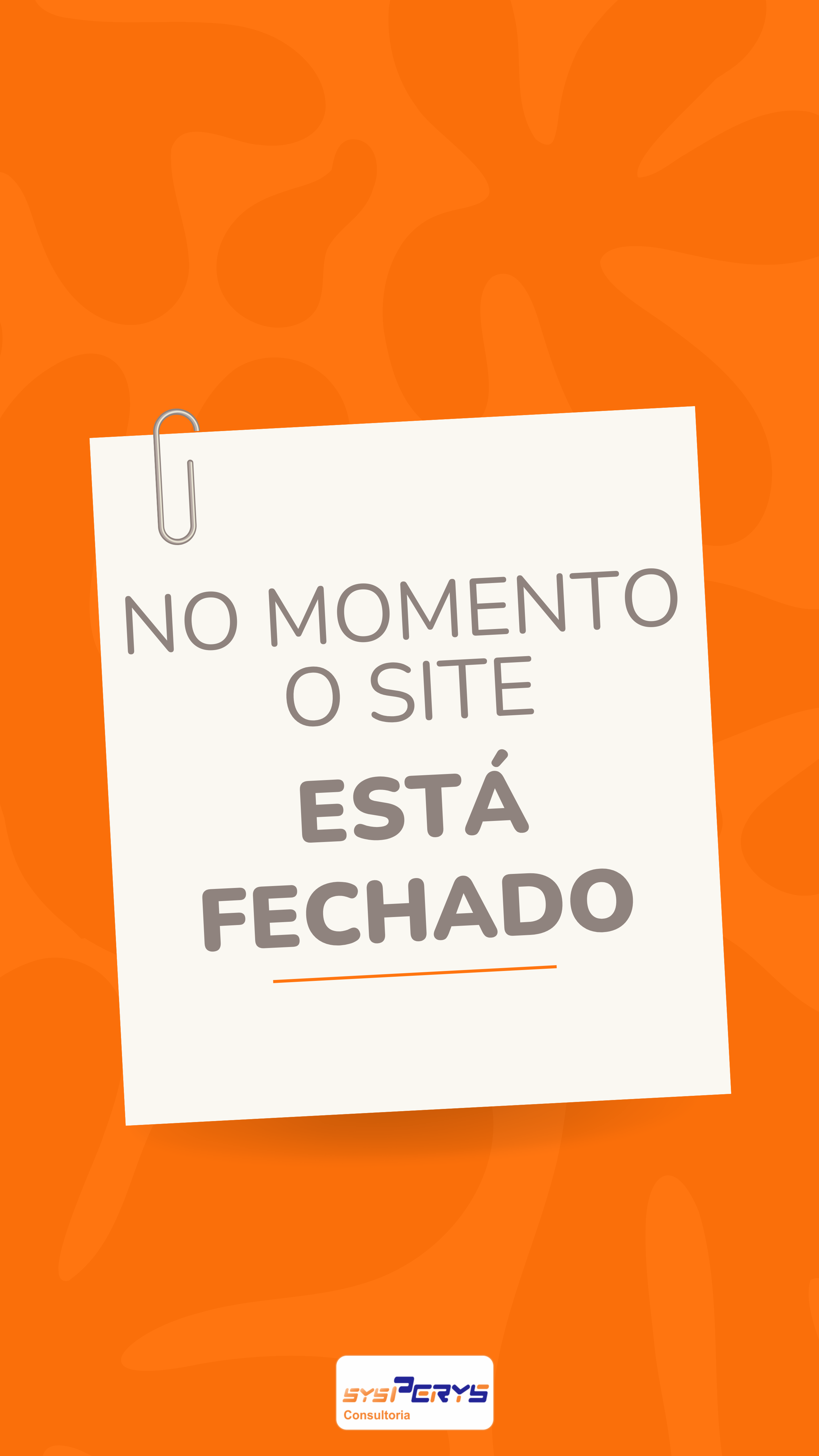 Loja temporariamente fechada